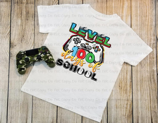 LEVEL 100 DAYS OF SCHOOL - DTF TRANSFER