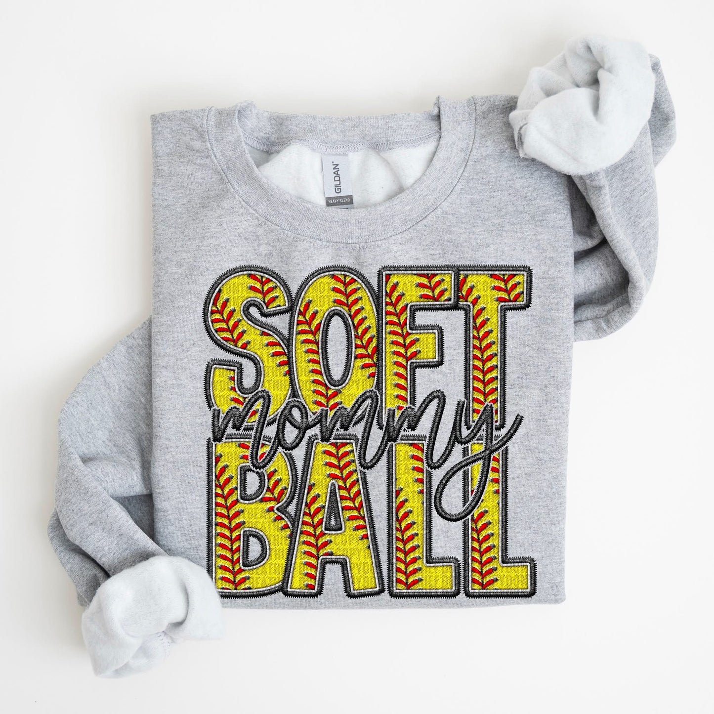 SOFTBALL NAMES - FAUX EMBROIDERY - DTF TRANSFER