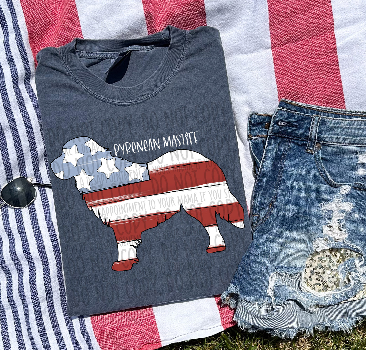 PATRIOTIC DOGS - DTF TRANSFER