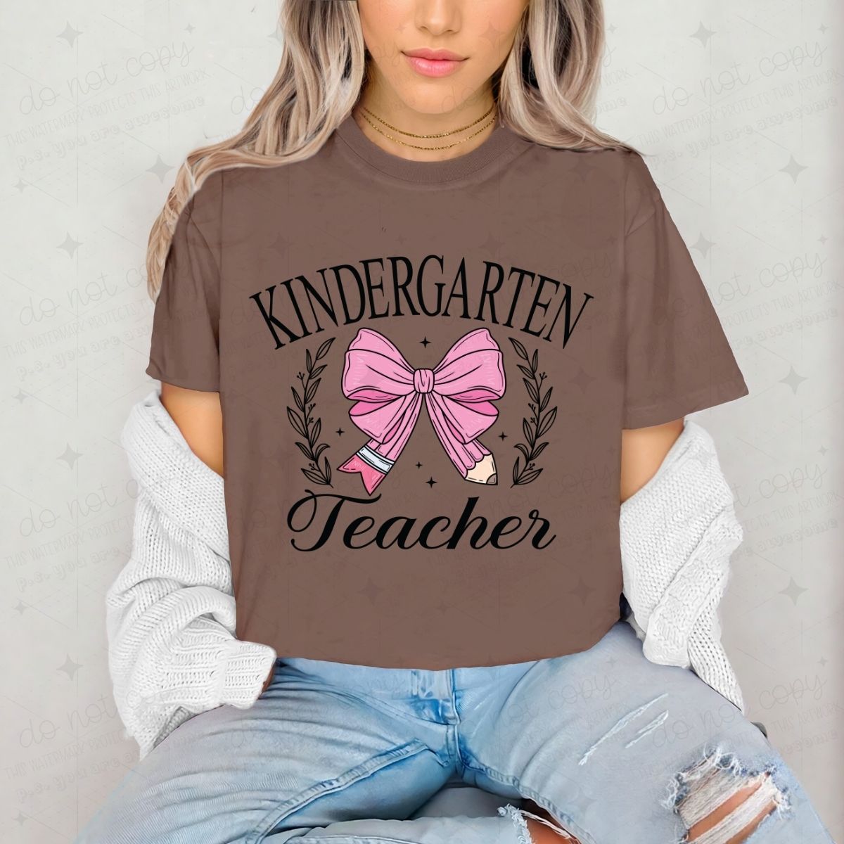 COQUETTE KINDERGARTEN TEACHER - DTF TRANSFER