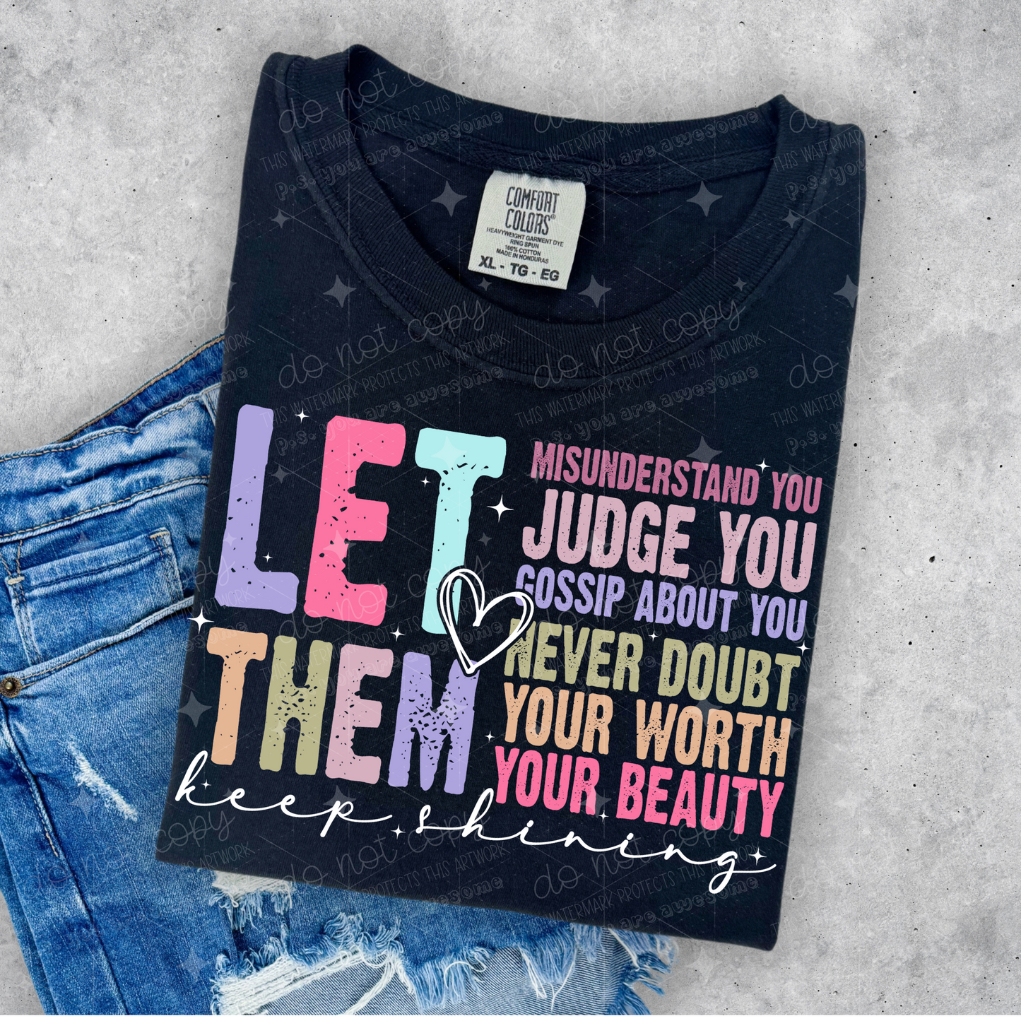 LET THEM - DTF TRANSFER