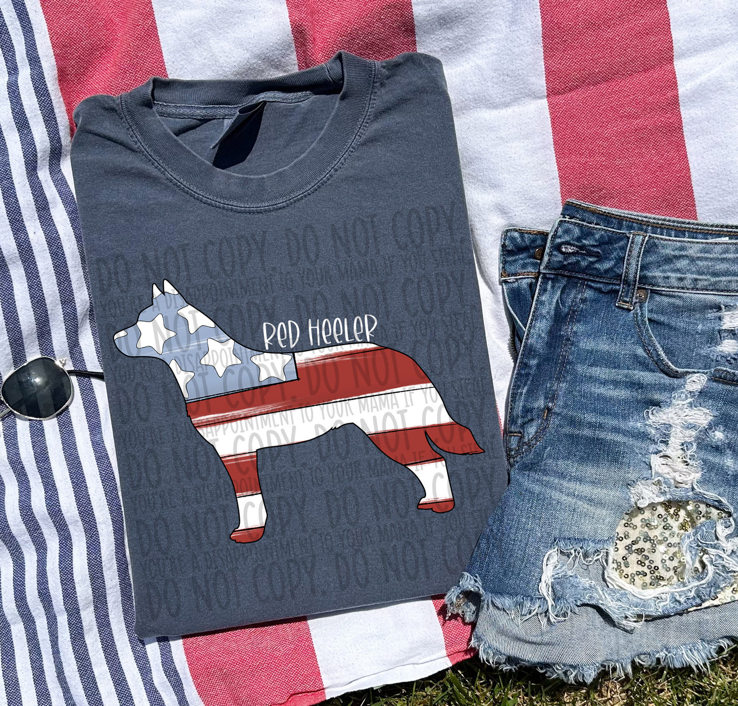 PATRIOTIC DOGS - DTF TRANSFER