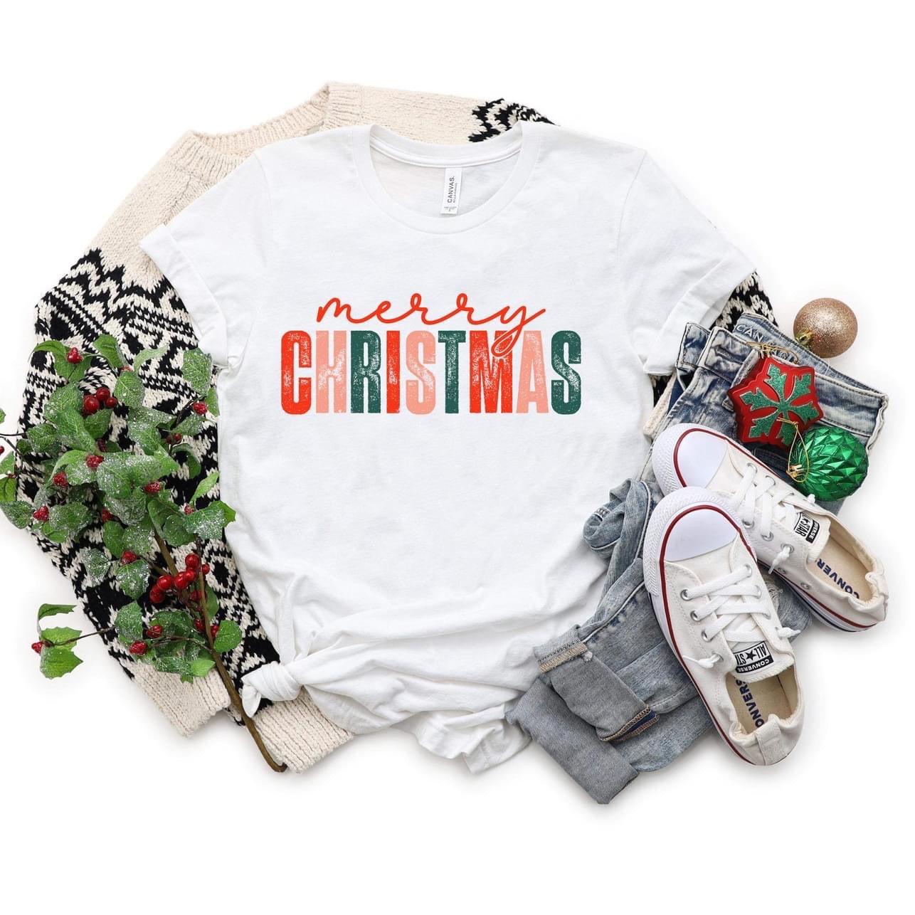 MERRY CHRISTMAS - DTF TRANSFER