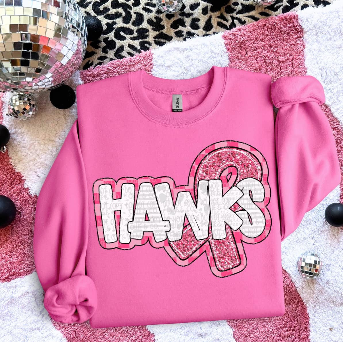 PINK OUT MASCOT - CUSTOM TRANSFER