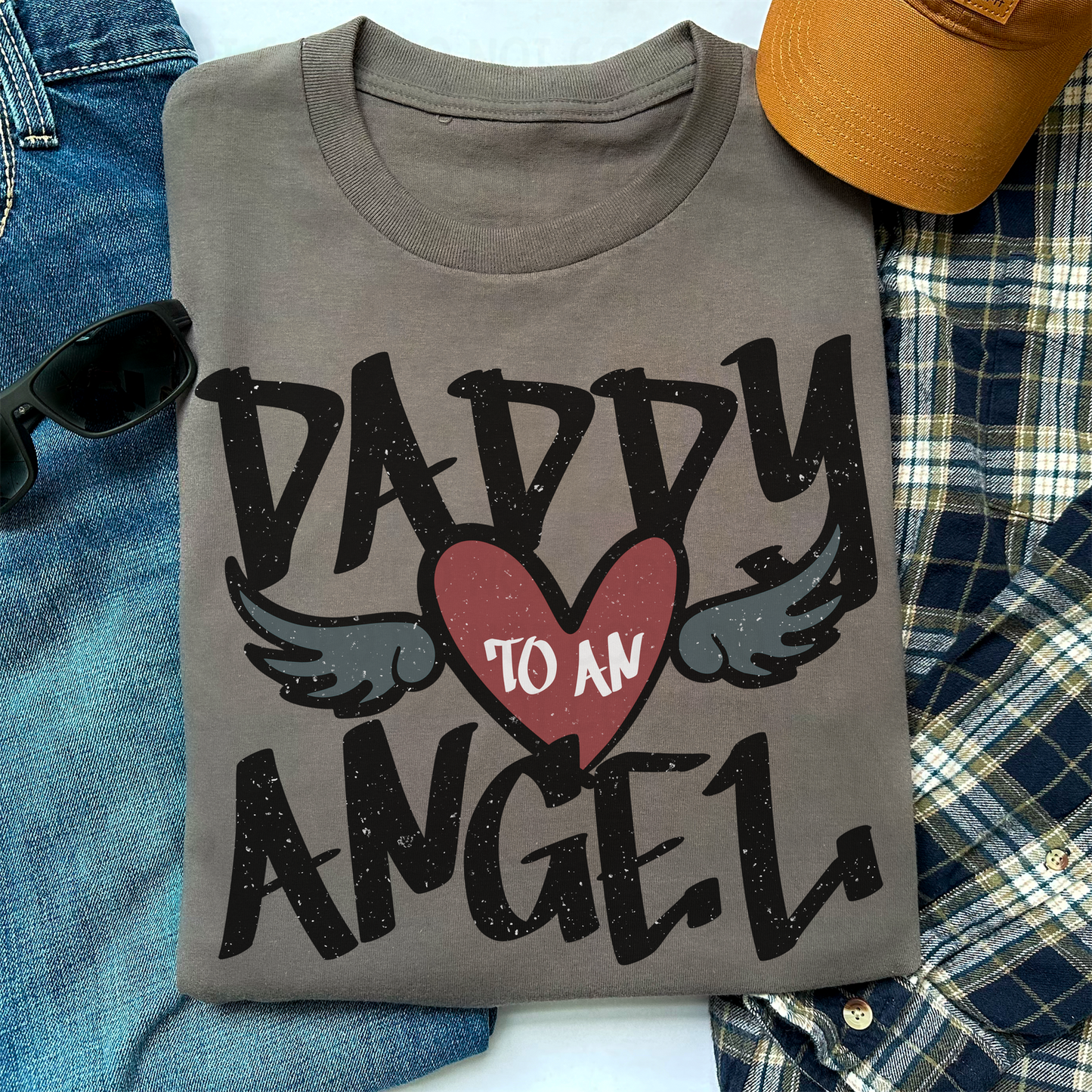 DADDY TO AN ANGEL *OLLIE & CO. EXCLUSIVE* - DTF TRANSFER