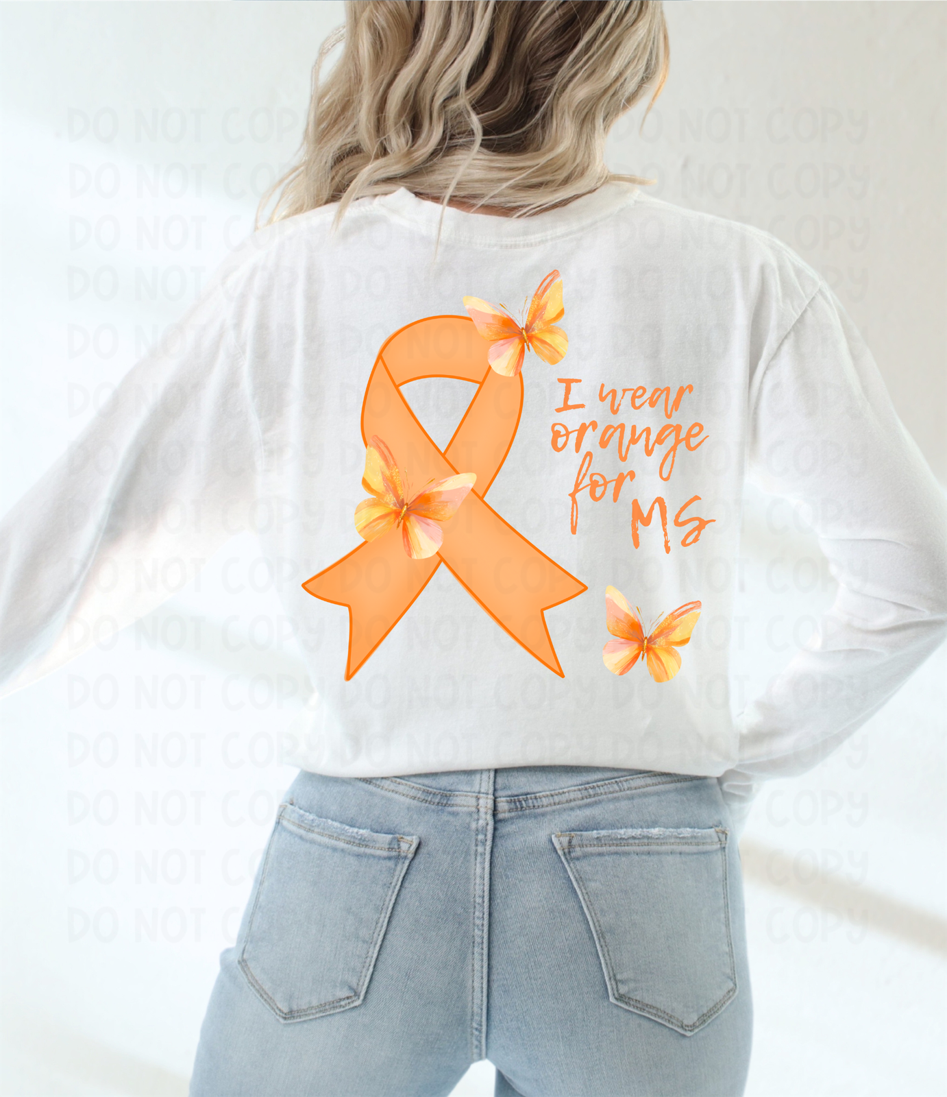 I WEAR ORANGE FOR MS - DTF TRANSFER