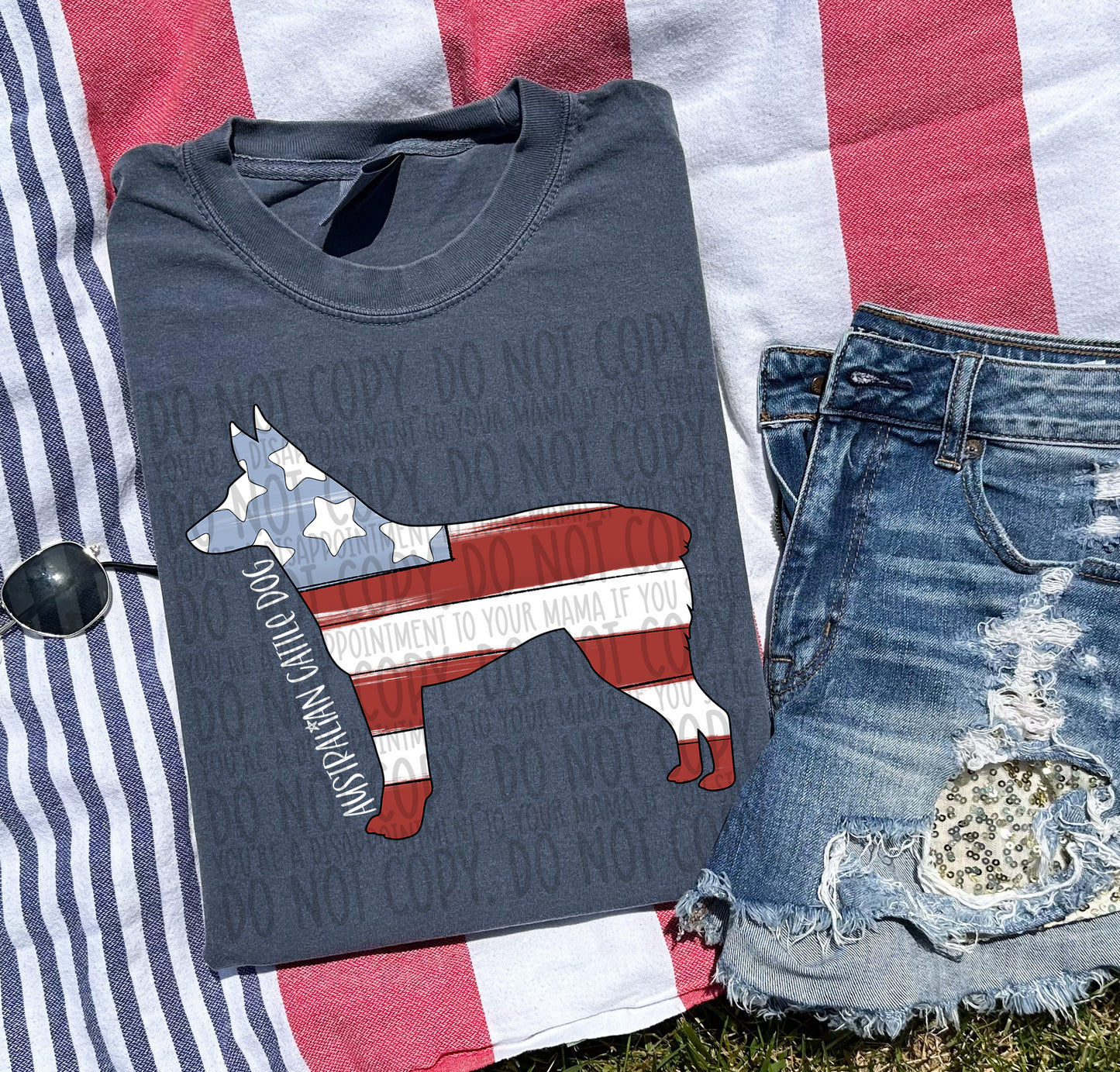 PATRIOTIC DOGS - DTF TRANSFER