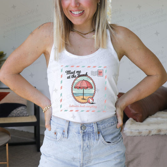 MEET ME AT THE BEACH - DTF TRANSFER