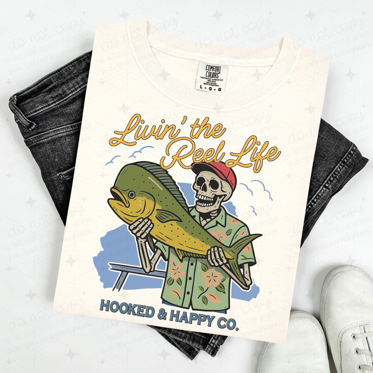 LIVIN' THE REEL LIFE - DTF TRANSFER