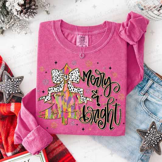 COQUETTE MERRY & BRIGHT - DTF TRANSFER