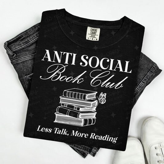 ANTISOCIAL BOOK CLUB - DTF TRANSFER