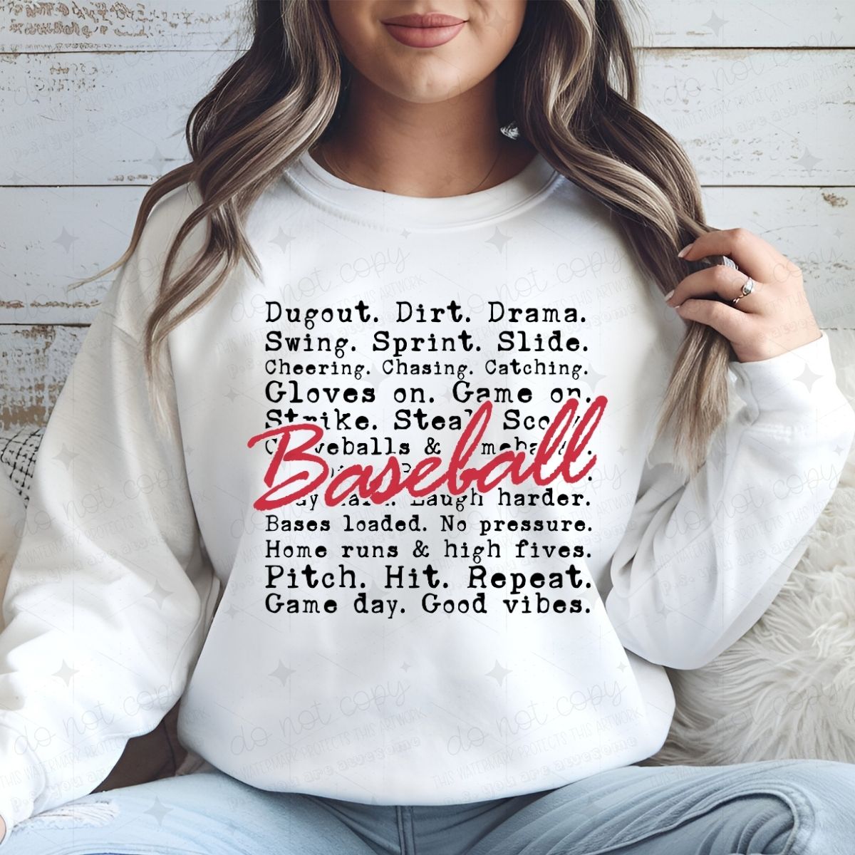 BASEBALL - DTF TRANSFER