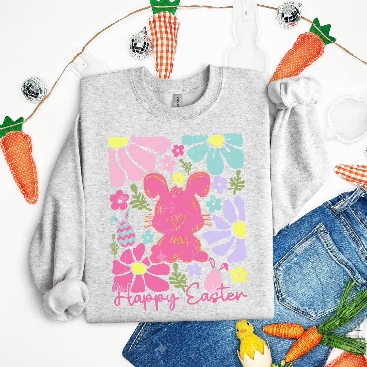 HAPPY EASTER - DTF TRANSFER