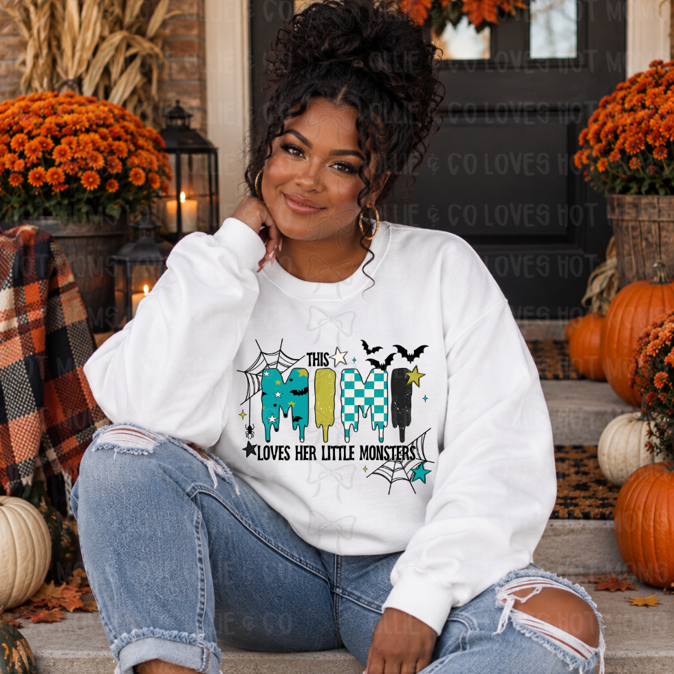 THIS MAMA LOVES HER LITTLE MONSTERS - DTF TRANSFER