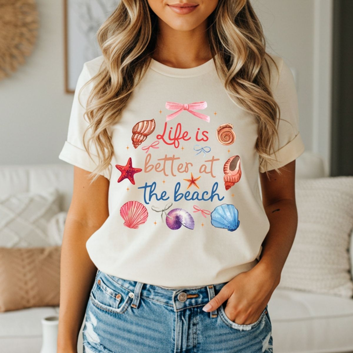 COQUETTE LIFE IS BETTER AT THE BEACH - DTF TRANSFER