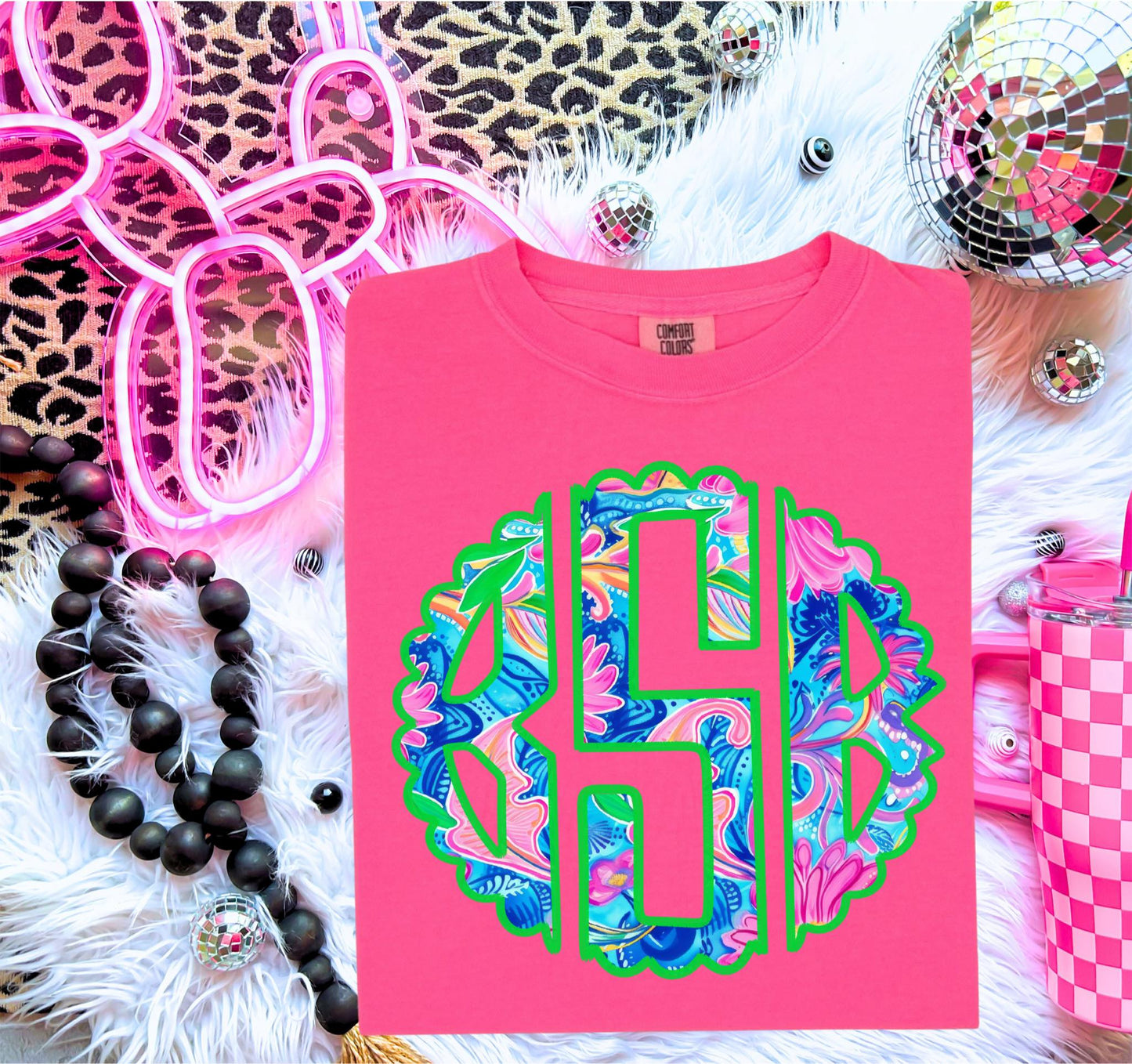 PREPPY PAISLEY MONOGRAM - CUSTOM TRANSFER