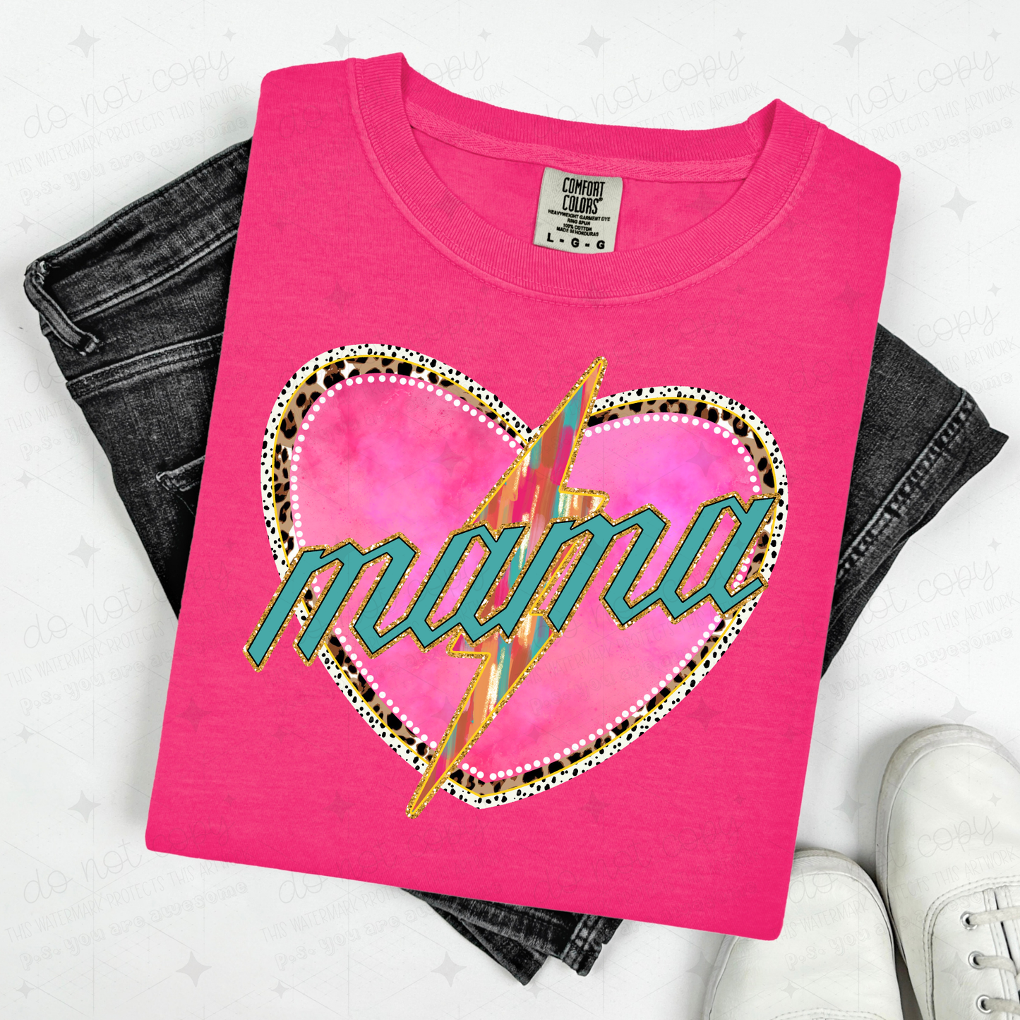 MAMA HEART - DTF TRANSFER