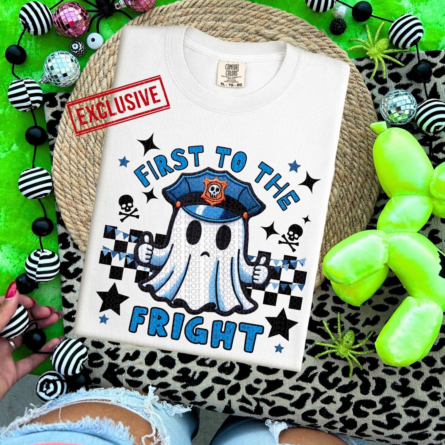 FIRST TO THE FRIGHT *OLLIE & CO. EXCLUSIVE* - DTF TRANSFER