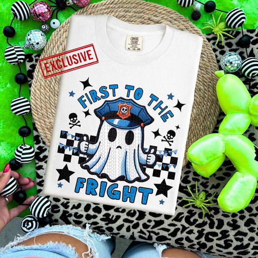 FIRST TO THE FRIGHT *OLLIE & CO. EXCLUSIVE* - DTF TRANSFER