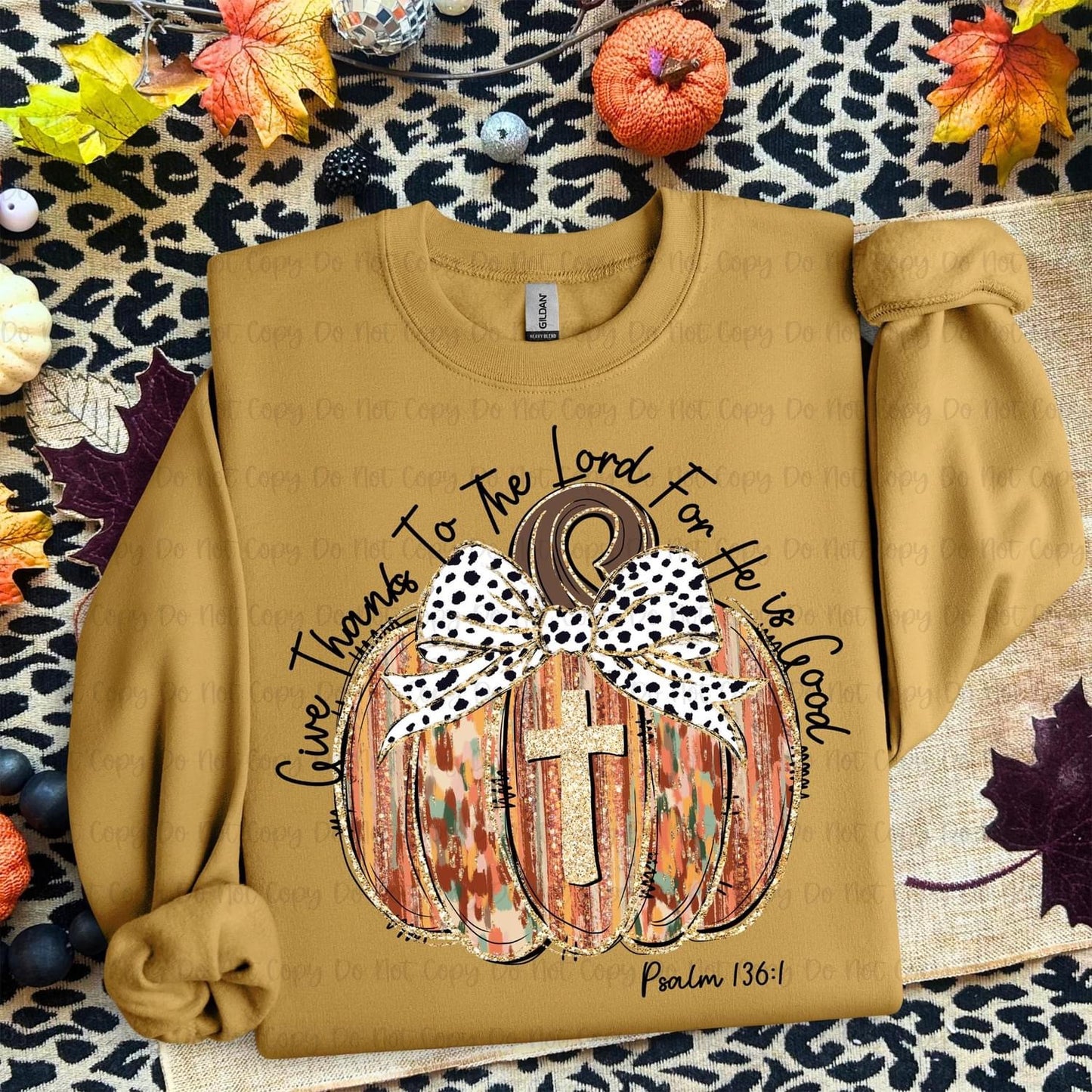 GIVE THANKS TO THE LORD - DTF TRANSFER