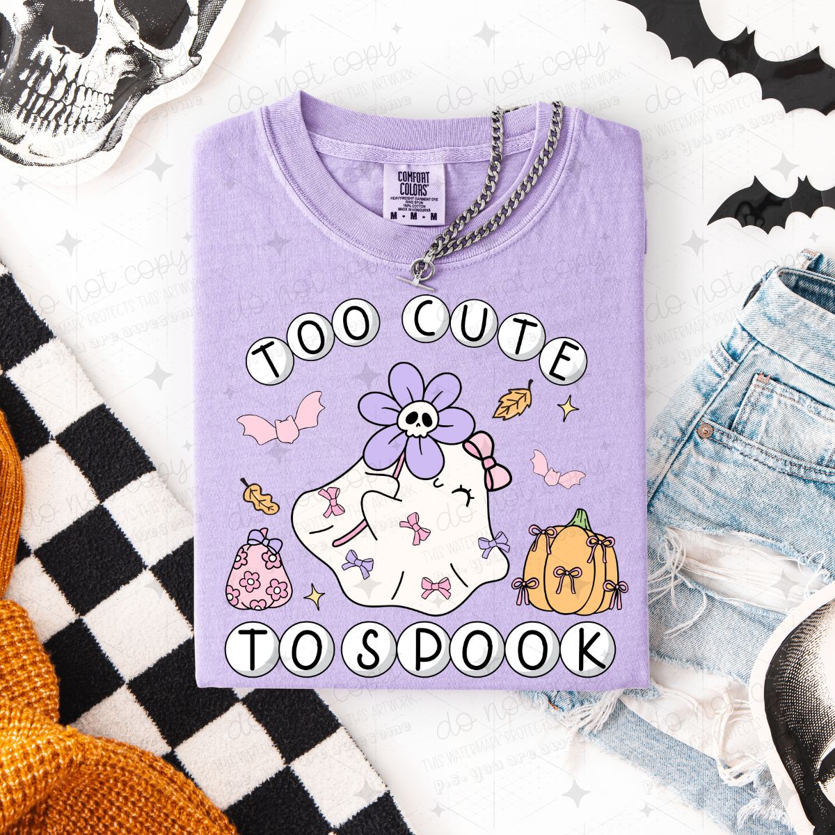 COQUETTE TOO CUTE TO SPOOK - DTF TRANSFER