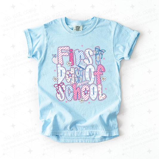 COQUETTE FIRST DAY OF SCHOOL - DTF TRANSFER