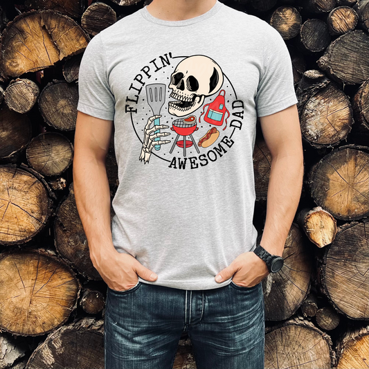 FLIPPIN' AWESOME DAD - DTF TRANSFER