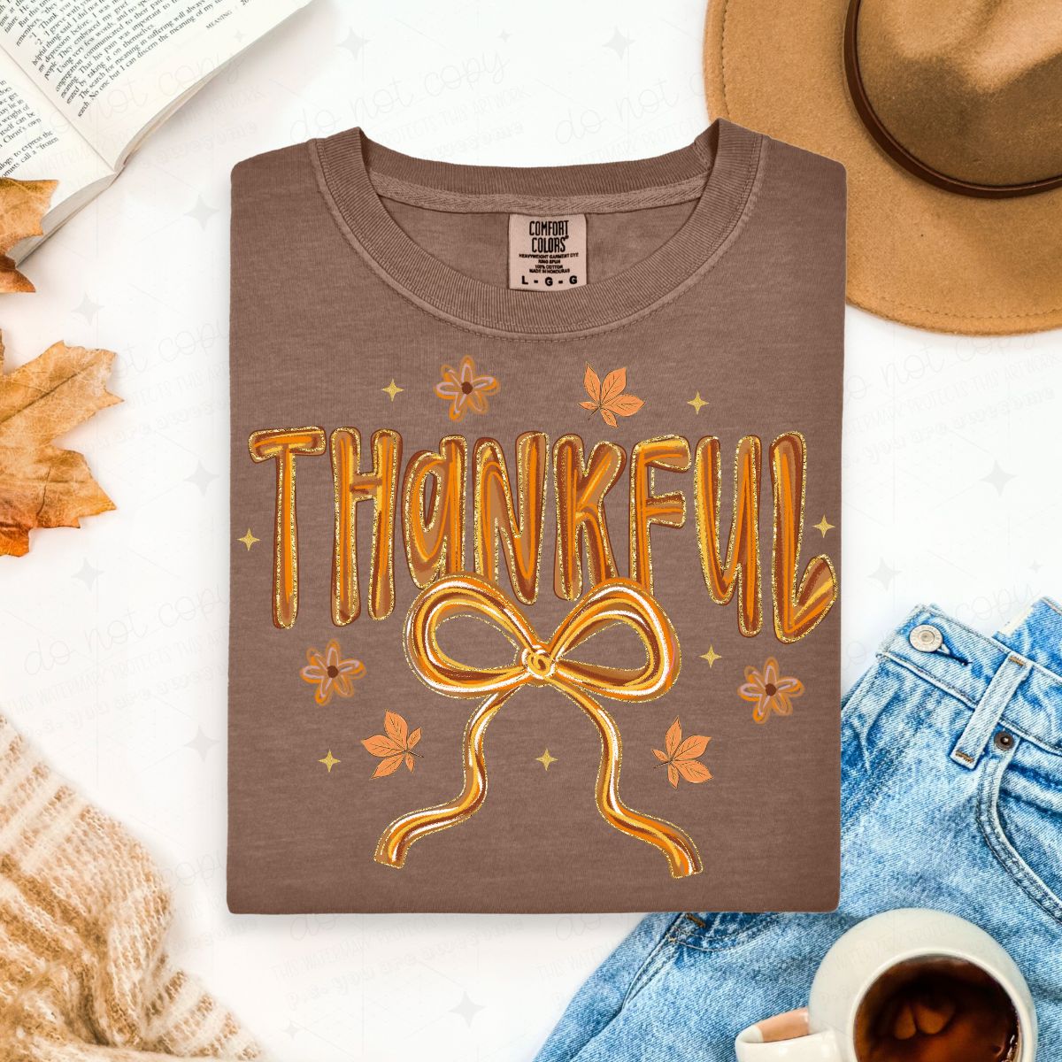 COQUETTE THANKFUL - DTF TRANSFER