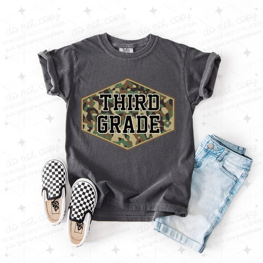 CAMO THIRD GRADE - DTF TRANSFER
