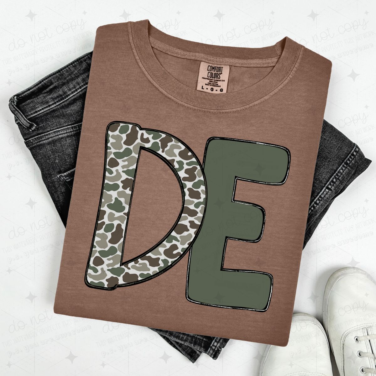 CAMO STATES - DTF TRANSFER