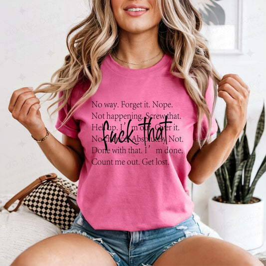 FUCK THAT - DTF TRANSFER