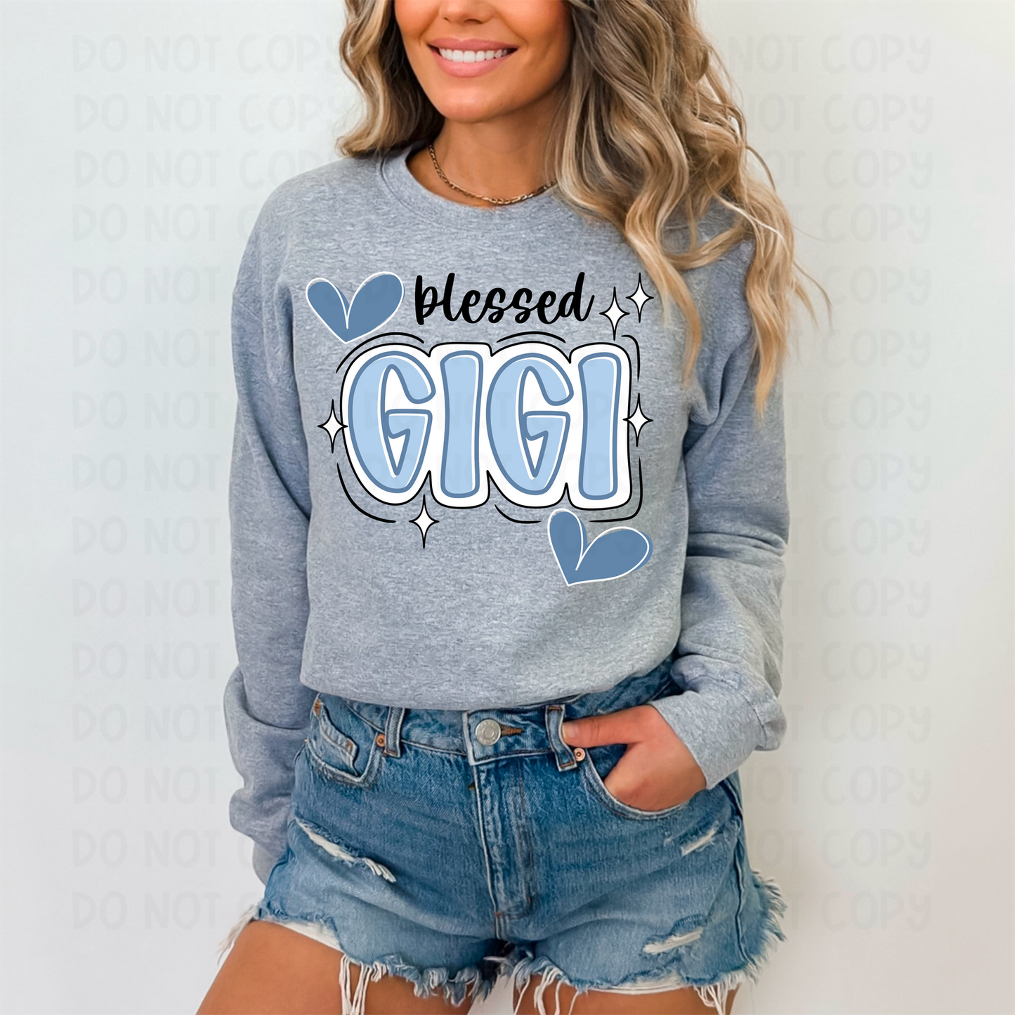 BLESSED NAME - DTF TRANSFER