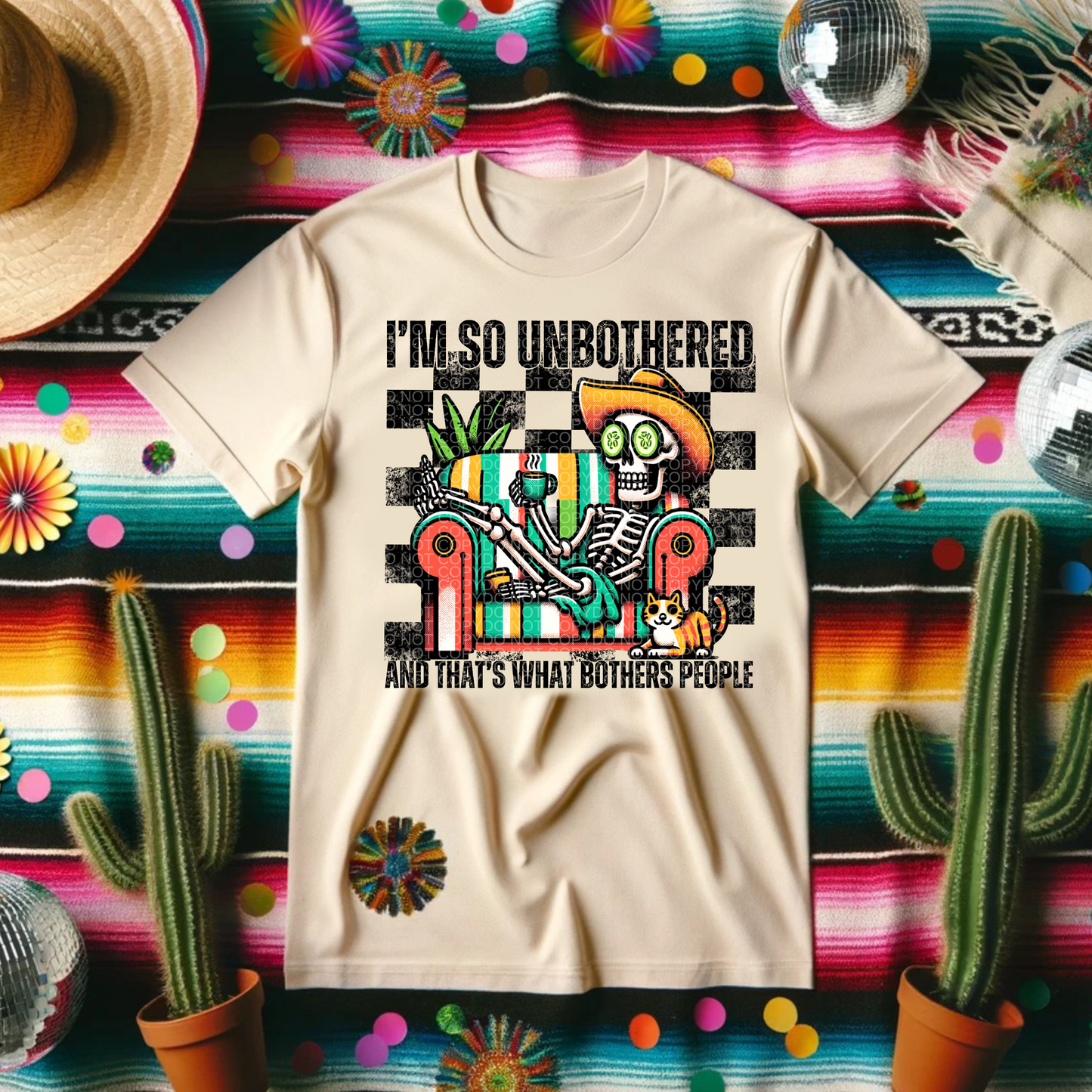 UNBOTHERED *OLLIE & CO. EXCLUSIVE* - DTF TRANSFER