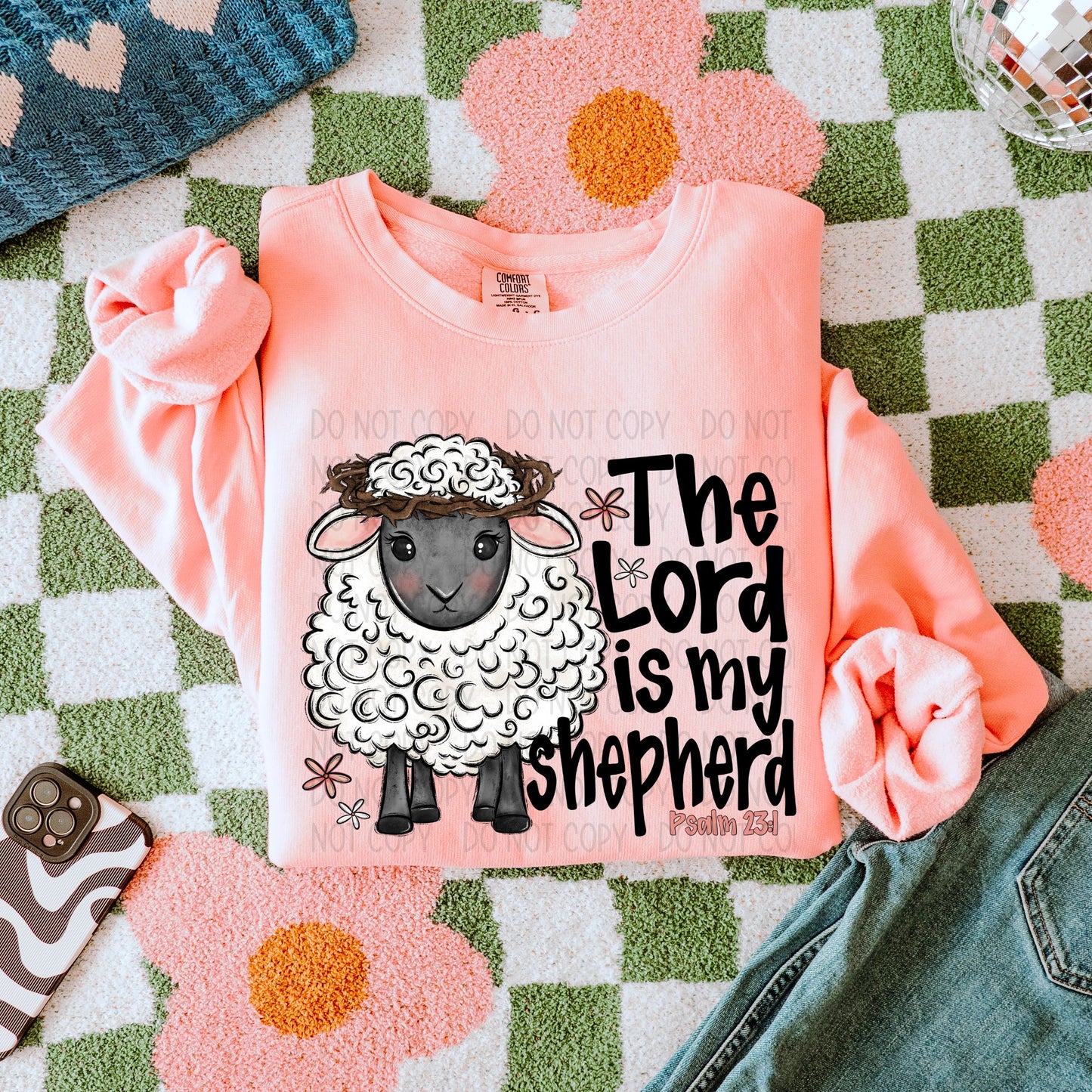 THE LORD IS MY SHEPHERD - DTF TRANSFER