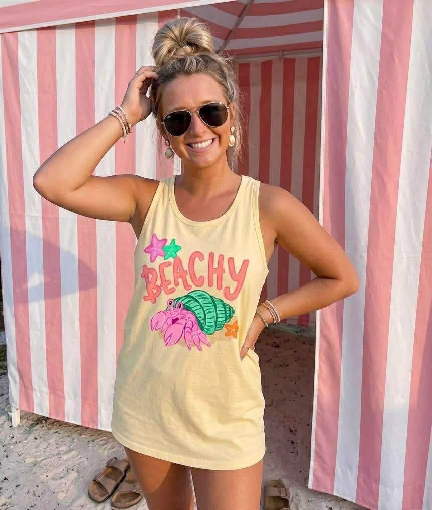 BEACHY HERMIT CRAB - DTF TRANSFER