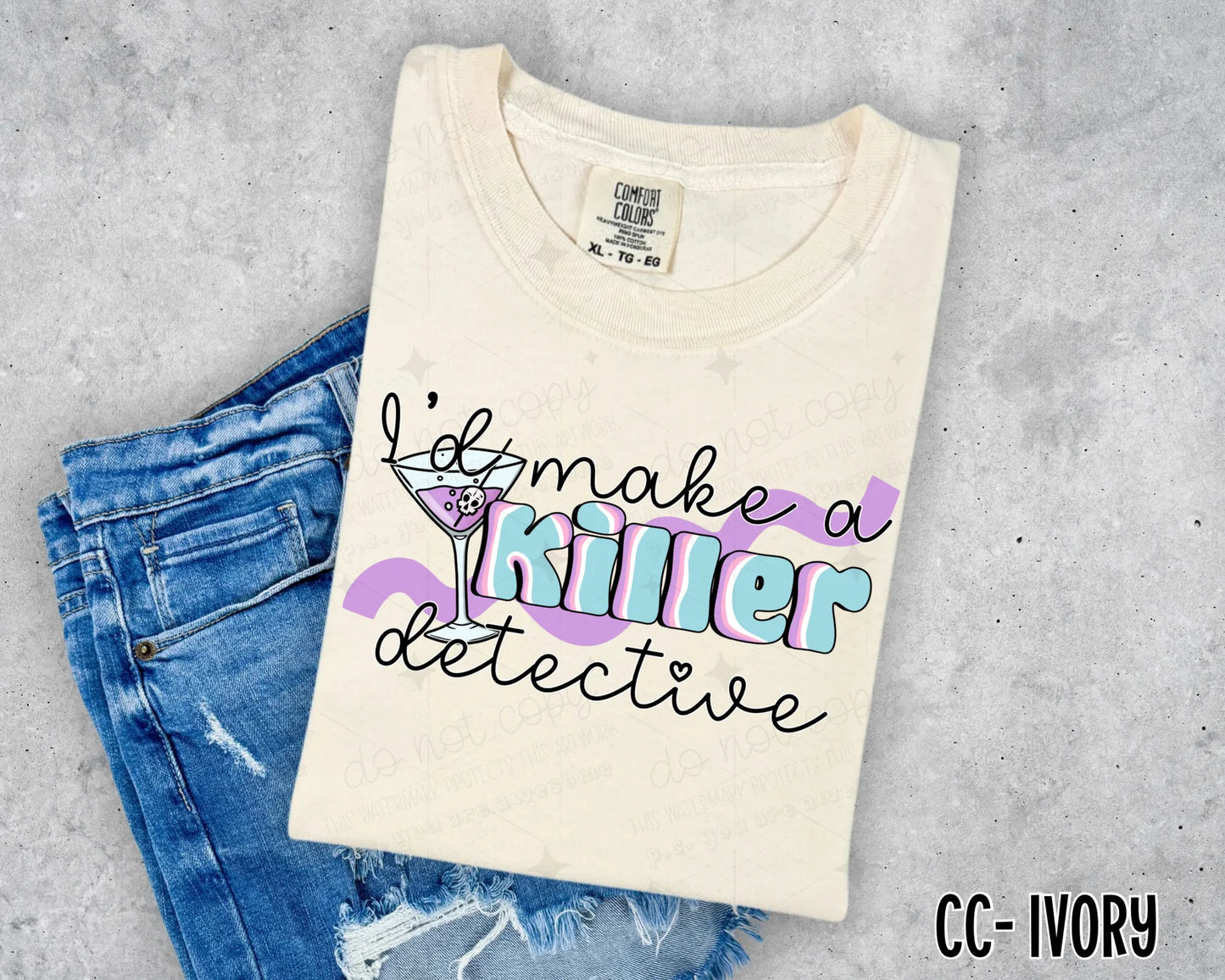 KILLER DETECTIVE - DTF TRANSFER - DTF TRANSFER