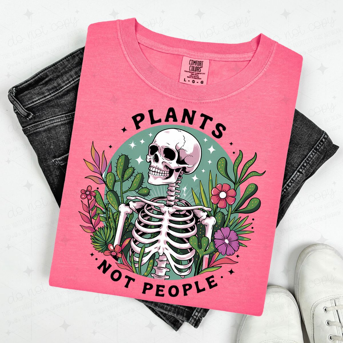 PLANTS NOT PEOPLE - DTF TRANSFER