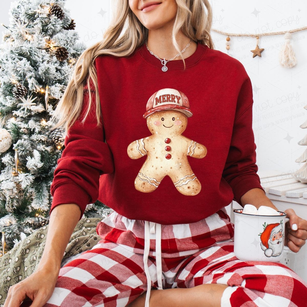 MERRY GINGERBREAD MAN - DTF TRANSFER