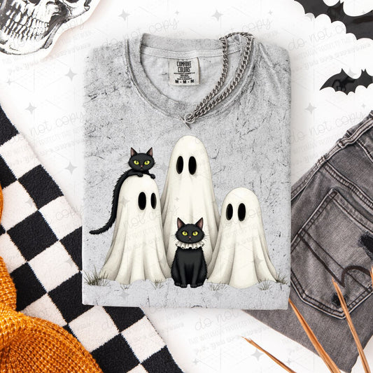 RETRO GHOSTS & BLACK CATS - DTF TRANSFER