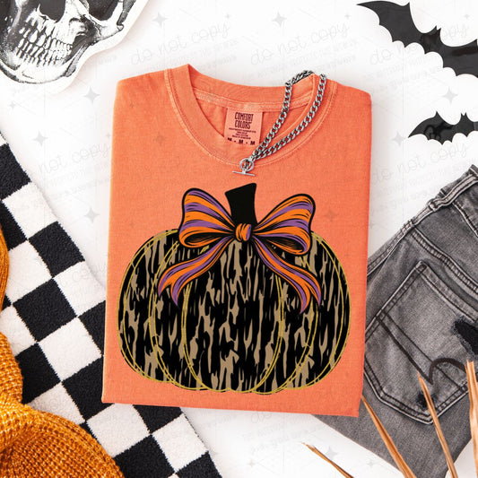COQUETTE CAMO PUMPKIN - DTF TRANSFER