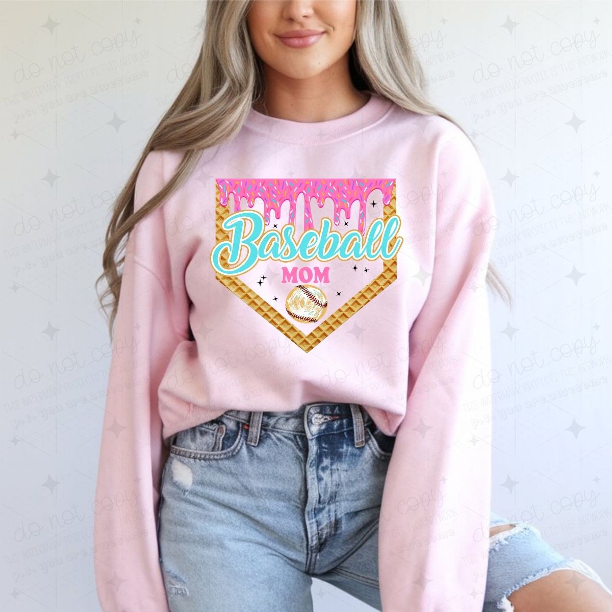 BASEBALL MOM - DTF TRANSFER