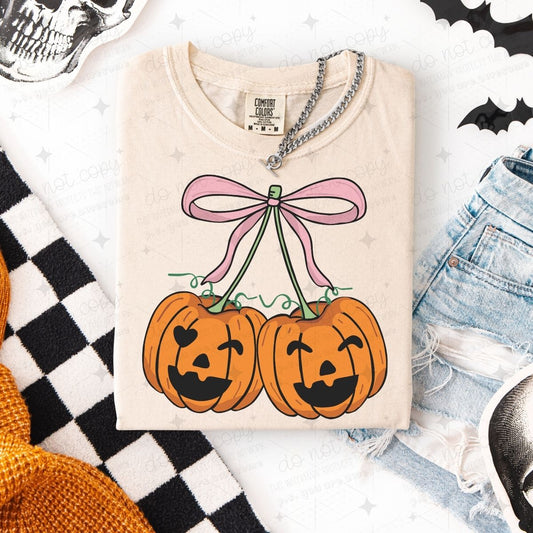 COQUETTE JACK O LANTERN CHERRIES - DTF TRANSFER