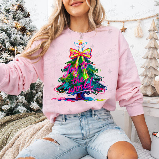 COQUETTE JOY TO THE WORLD - DTF TRANSFER