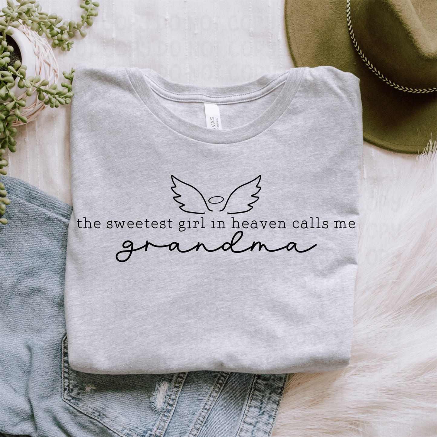 THE SWEETEST GIRL IN HEAVEN CALLS ME *OLLIE & CO. EXCLUSIVE* - DTF TRANSFER