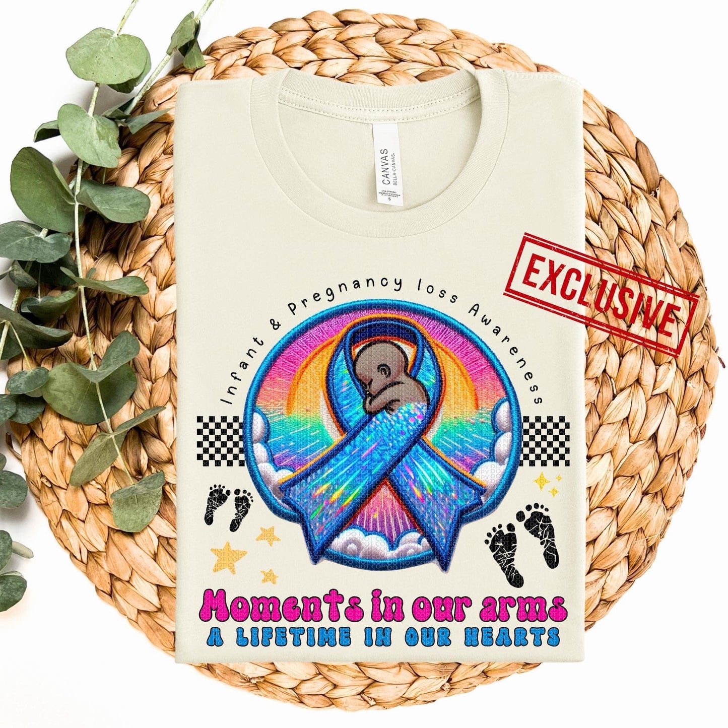 MOMENTS IN OUR ARMS, A LIFETIME IN OUR HEARTS *OLLIE & CO. EXCLUSIVE* - DTF TRANSFER