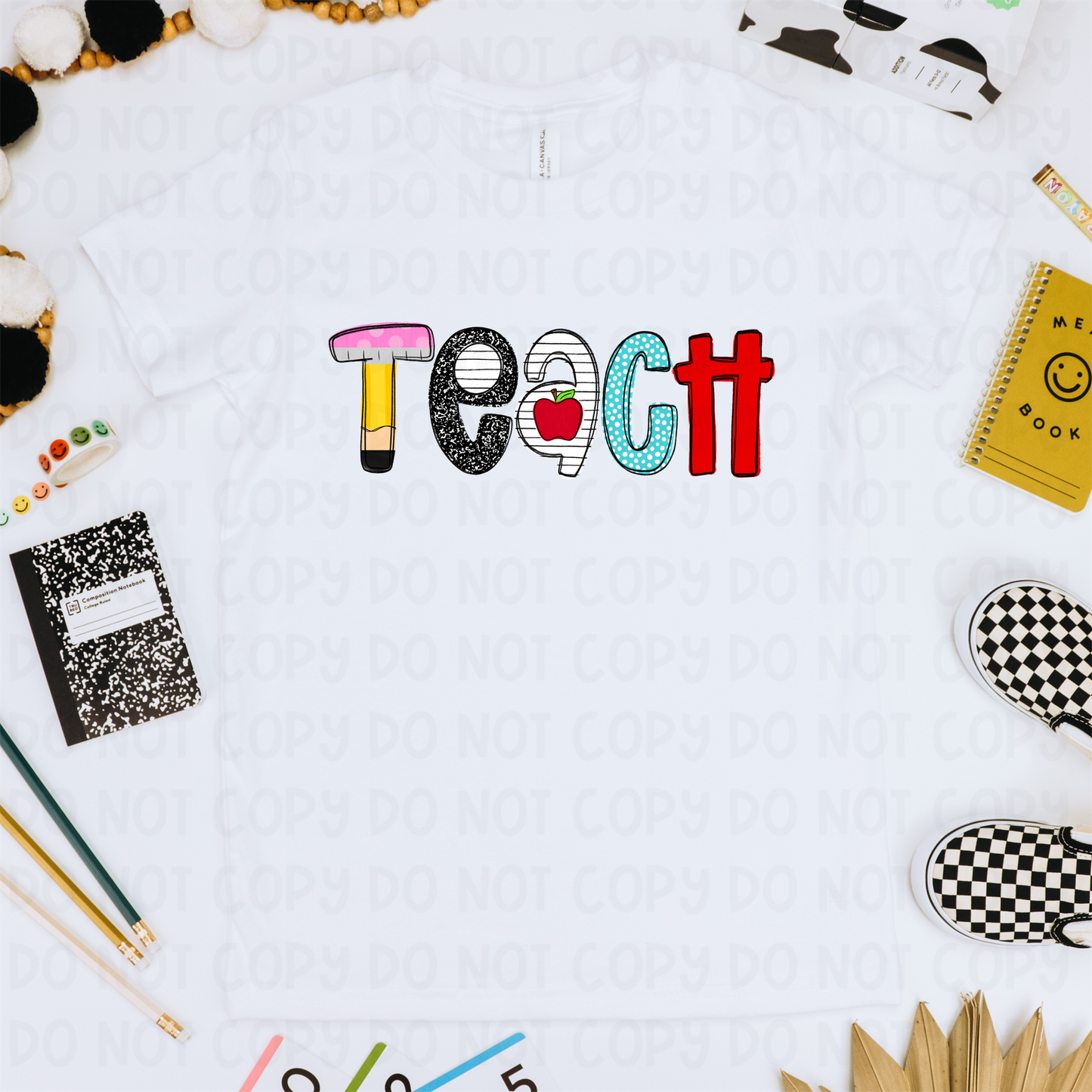 SCHOOL ALPHA GRADES - DTF TRANSFER