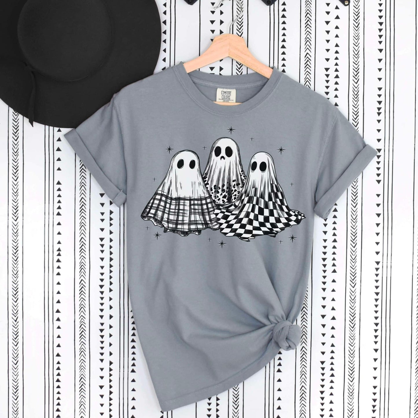 PATTERNED GHOST TRIO *OLLIE & CO. EXCLUSIVE* - DTF TRANSFER