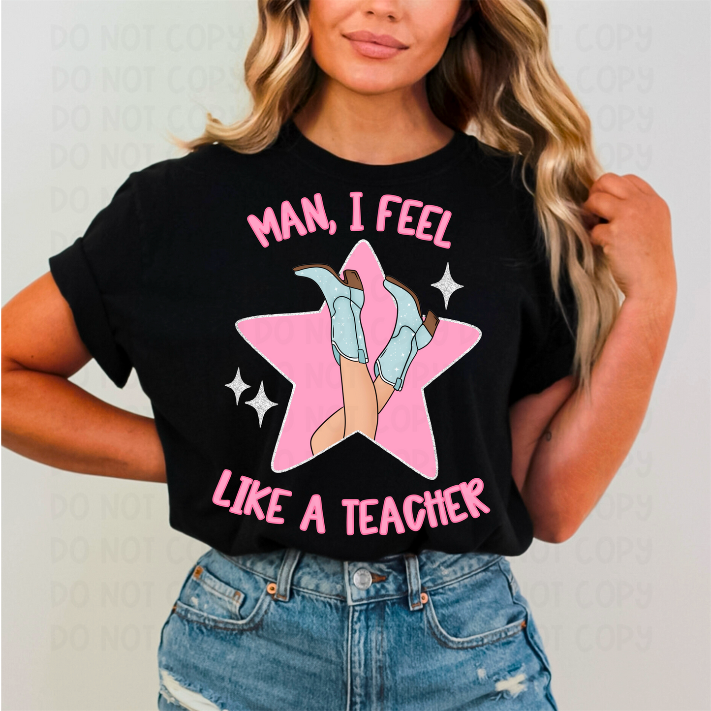 MAN I FEEL LIKE A - DTF TRANSFER