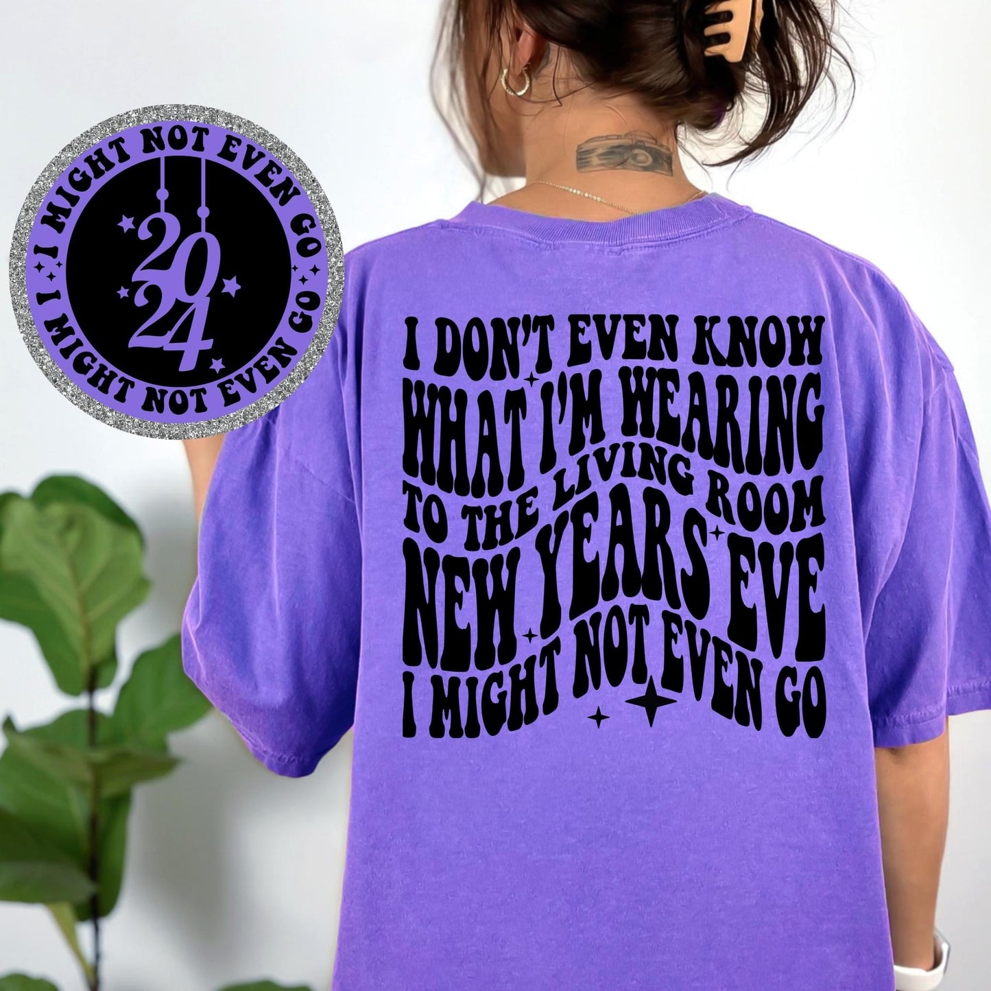 I MIGHT NOT EVEN GO *OLLIE & CO. EXCLUSIVE* - FRONT+BACK - DTF TRANSFER