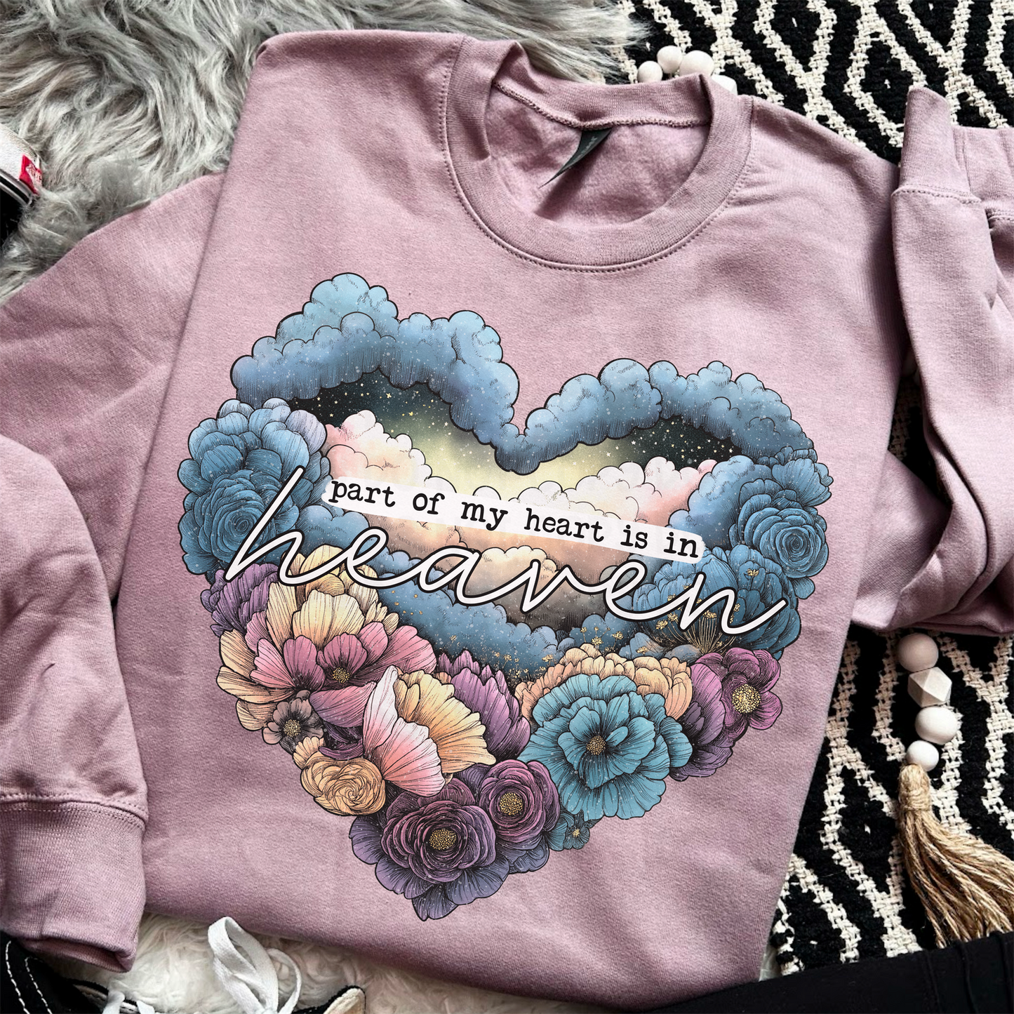 PART OF MY HEART IS IN HEAVEN *OLLIE & CO. EXCLUSIVE* - DTF TRANSFER